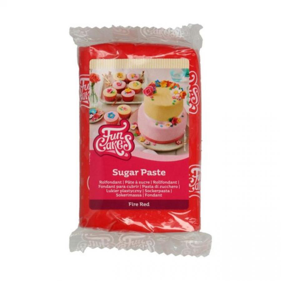 Kaulittava kuorrute, punainen 250 g  (Fire Red)