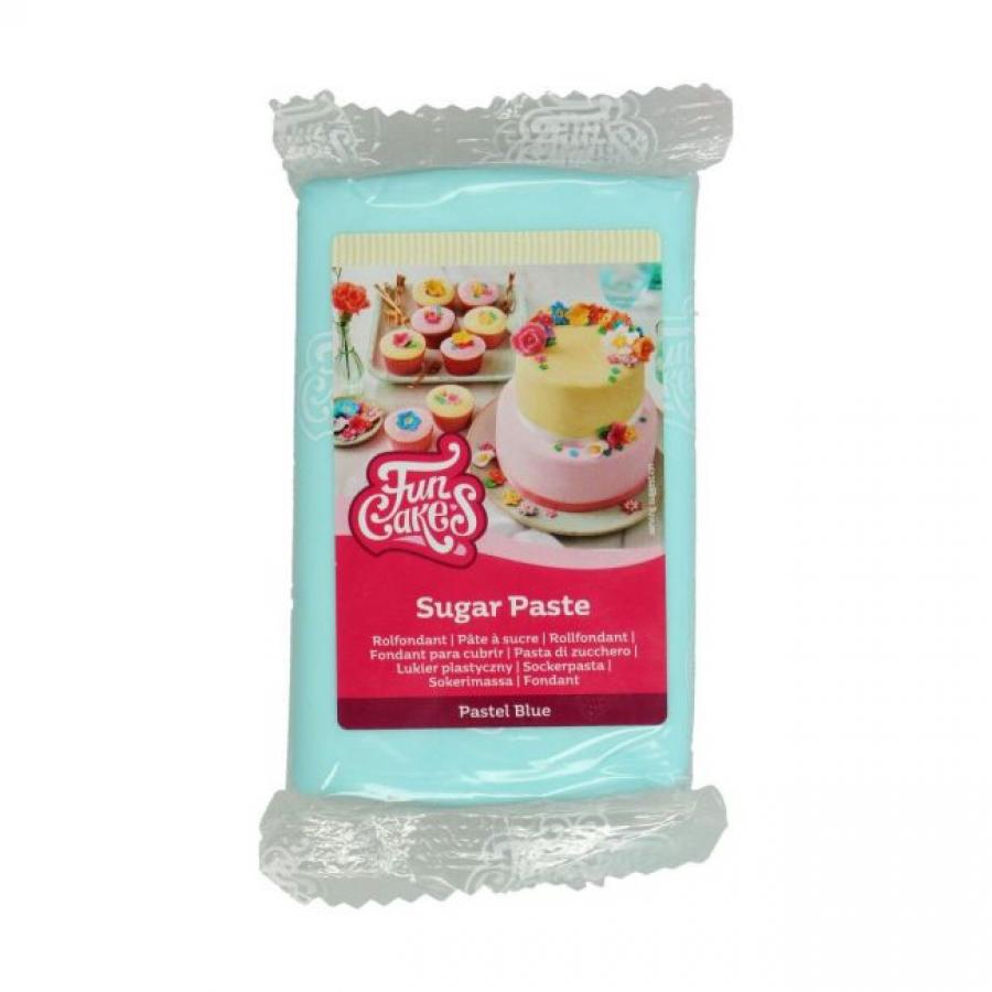 Kaulittava kuorrute, pastellinsininen 250g  (Pastel blue) - Funcakes