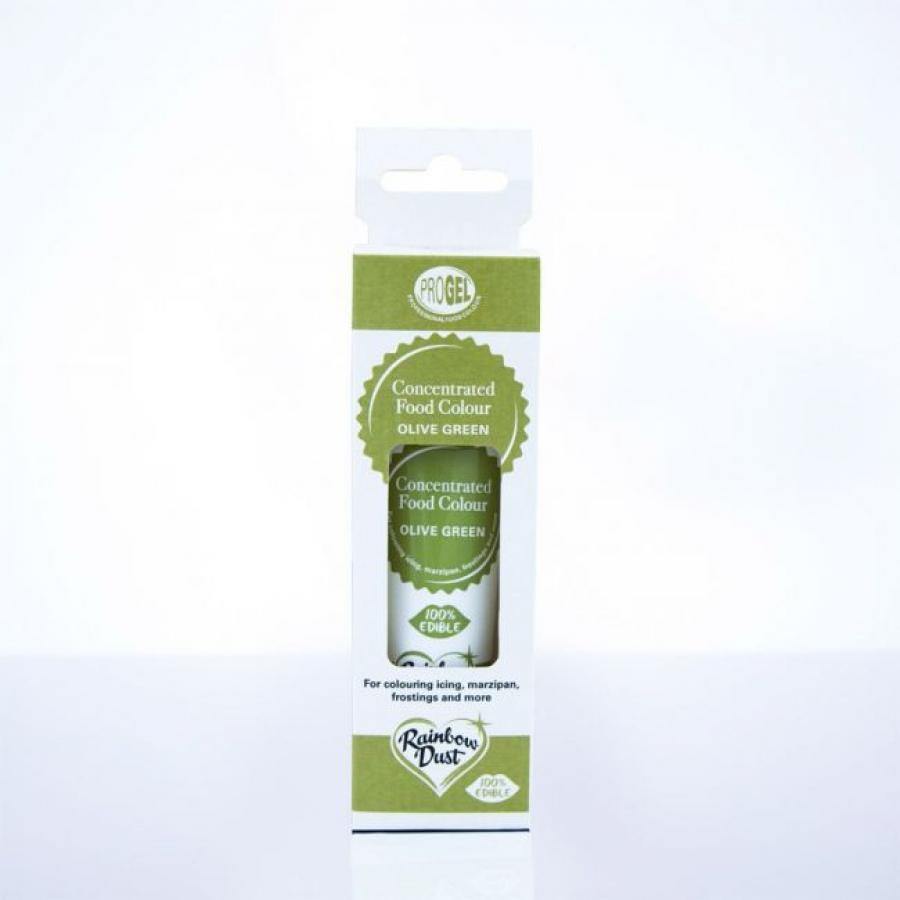 Pastaväri, Olive Green (Oliivin vihreä) -Rainbow Dust ProGel