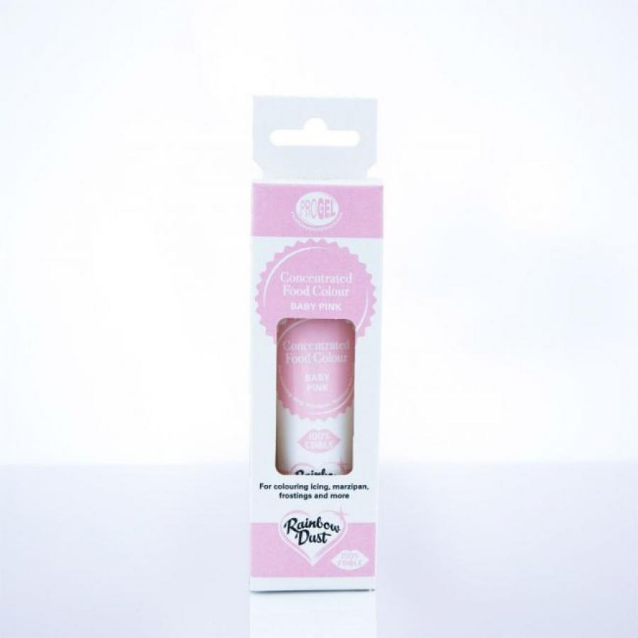 Pastaväri, Baby pink (vaaleanpunainen) - Rainbow Dust ProGel