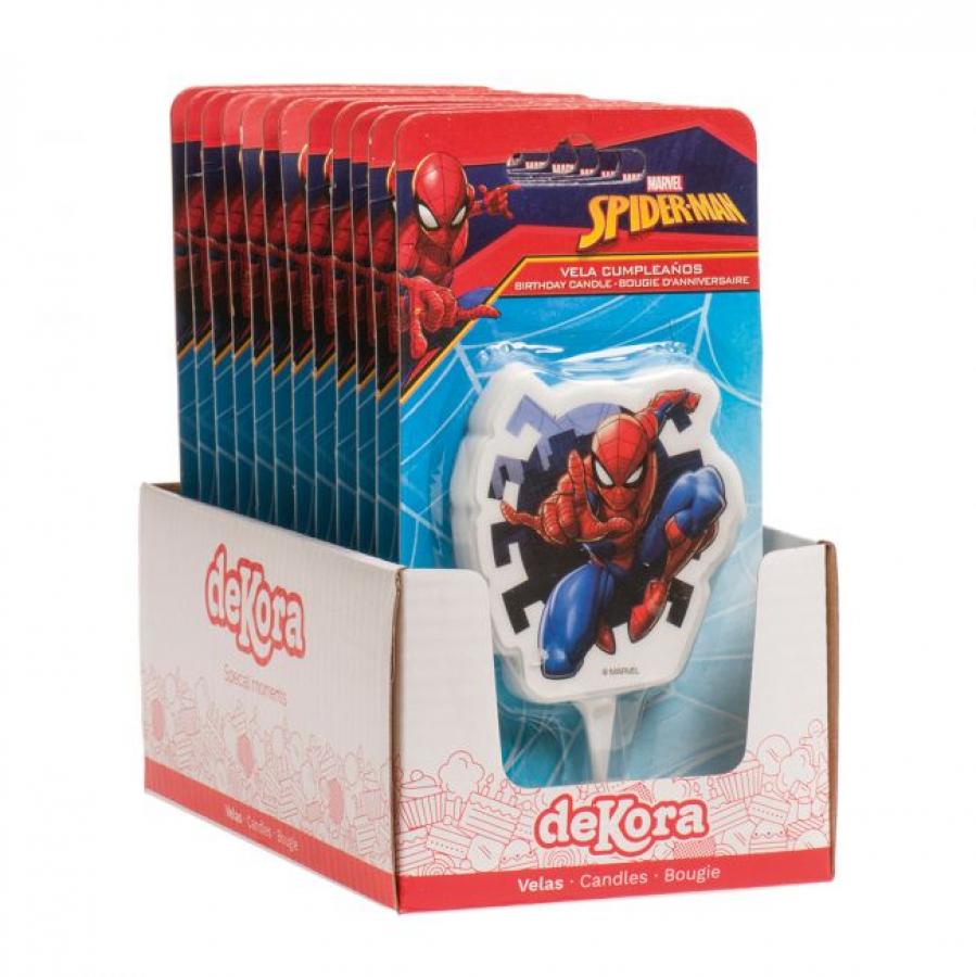 Spiderman / hämähäkkimies kakkukynttilä