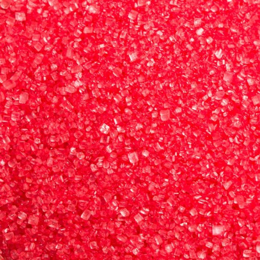 Koristesokeri glitter punainen, 100 g, Decora 