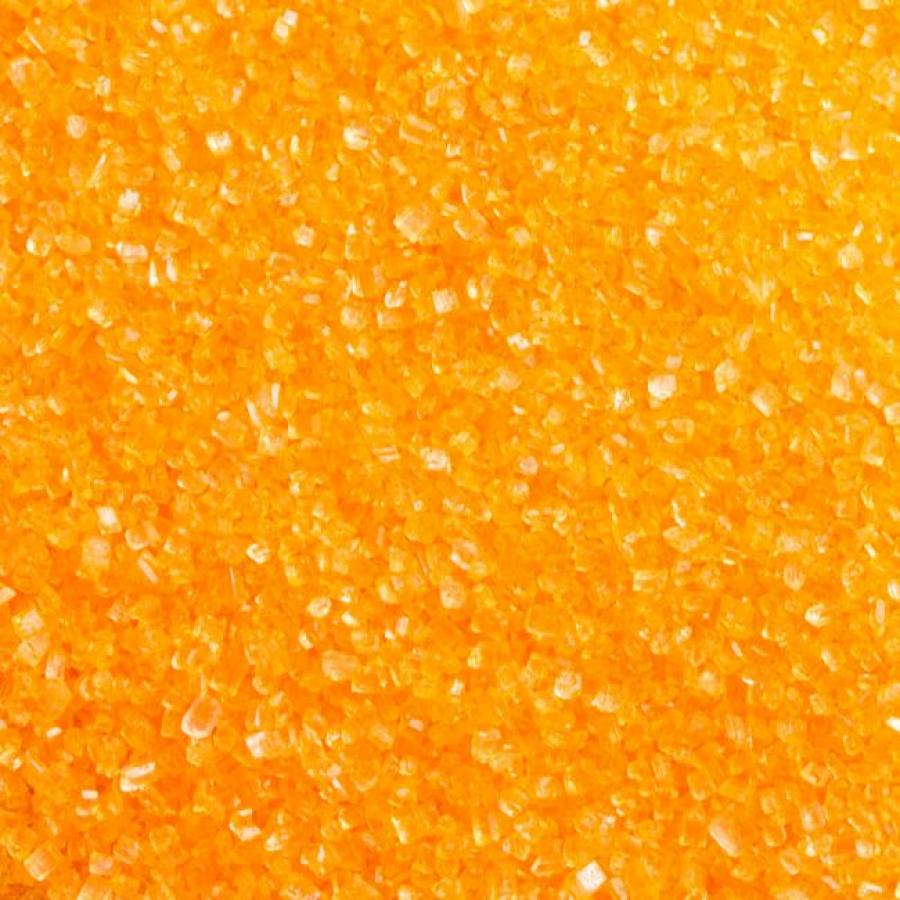Koristesokeri glitter oranssi, 100 g, Decora 