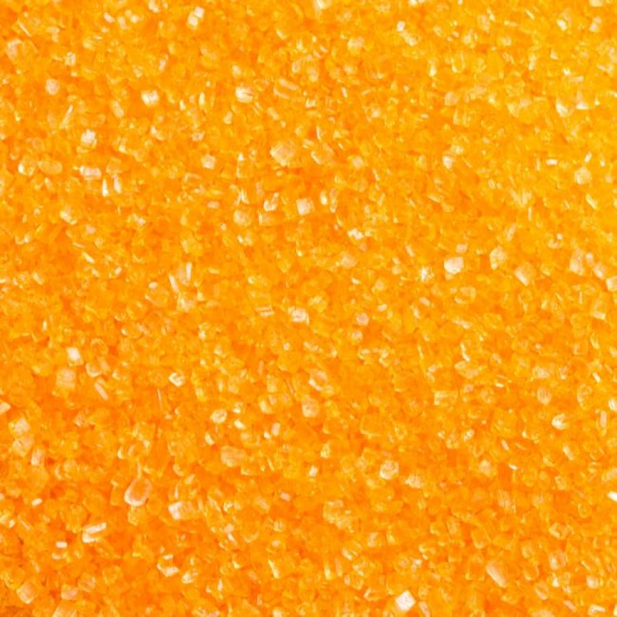 Koristesokeri glitter oranssi, 100 g, Decora 