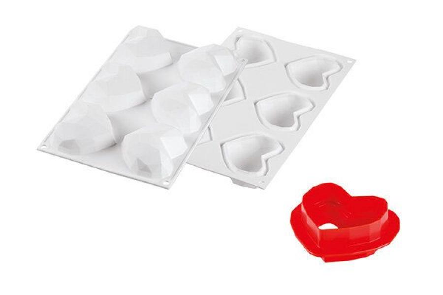 Silikoni leivosvuoka Amorini origami - Silikomart Professional