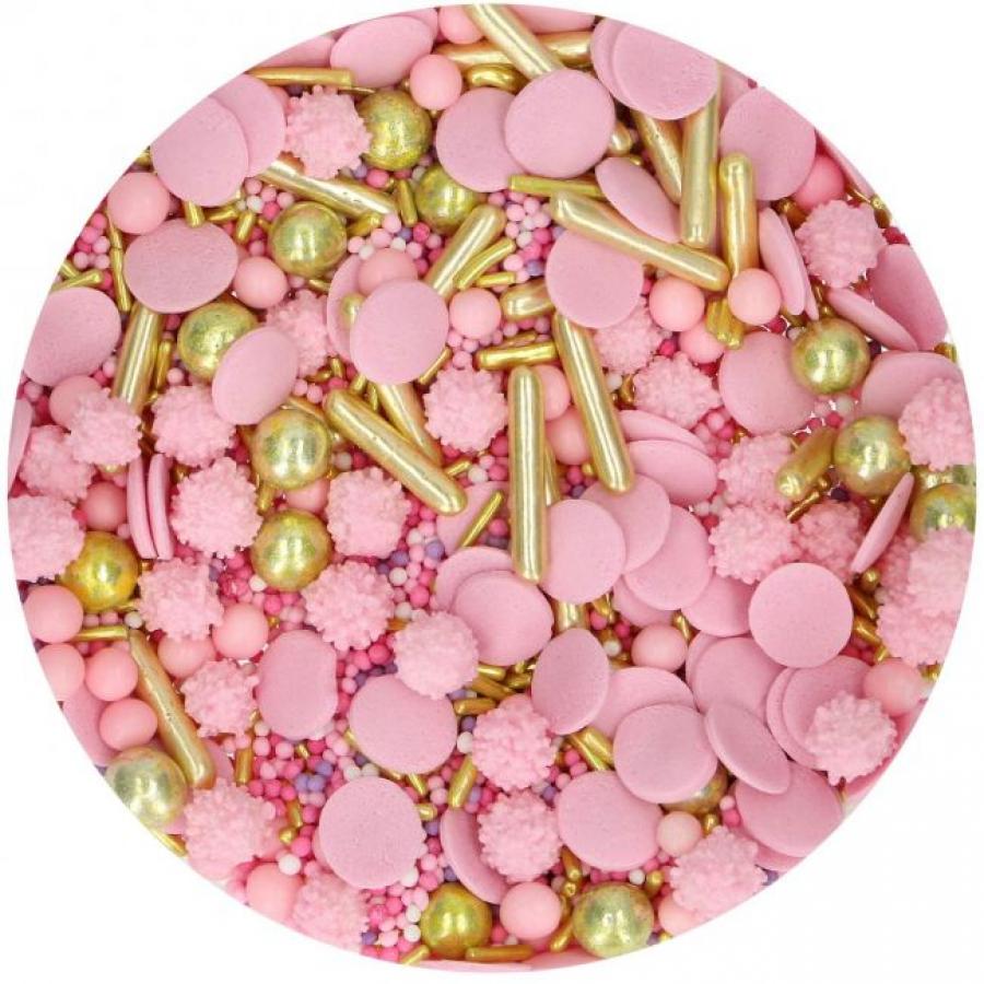 Syötävät koristeet Glamour Pink, 65 g - FunCakes
