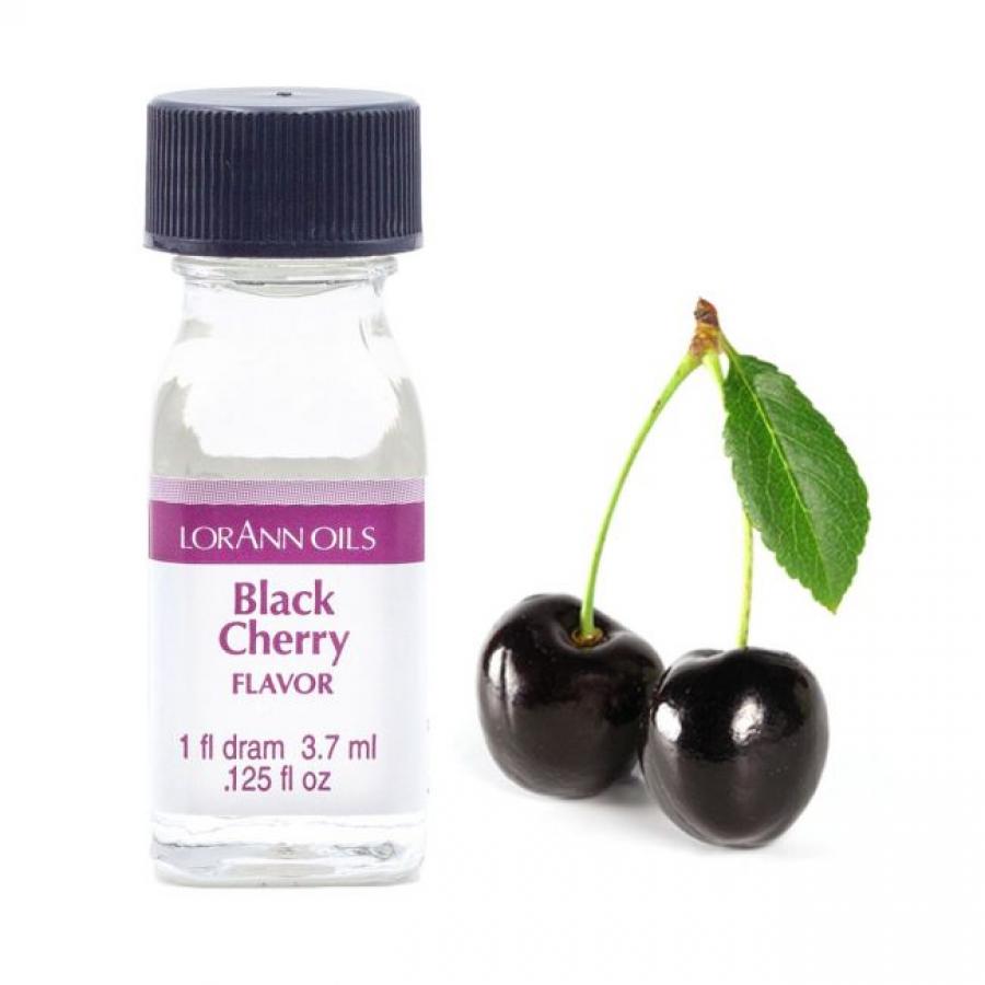 LorAnn vahva musta kirsikka-aromi, 3,7 ml
