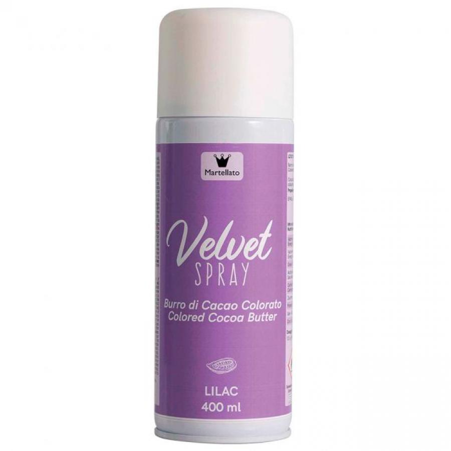 Velvet spray / suklaaspray liila, 400 ml, ei E171 - Martellato