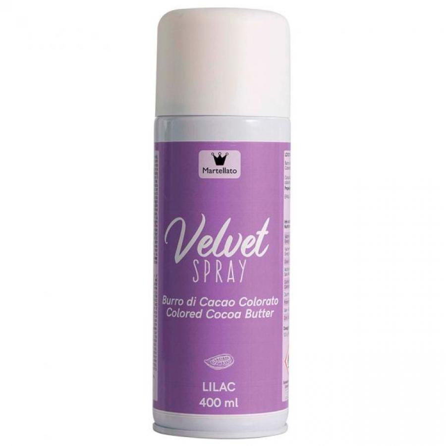 Velvet spray / suklaaspray liila, 400 ml