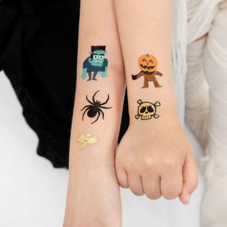 Halloween Monsters-aiheiset tatuoinnit, 19 kpl