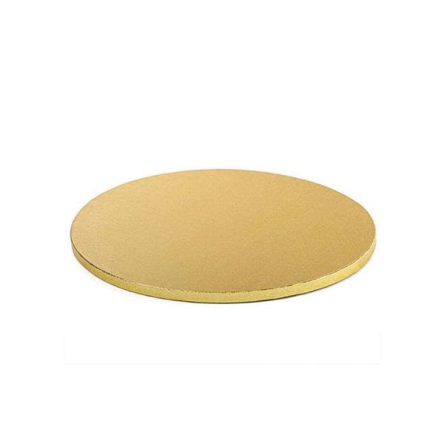 Kakkualusta, kulta pyöreä 30 cm (1,2 cm paksu) 
