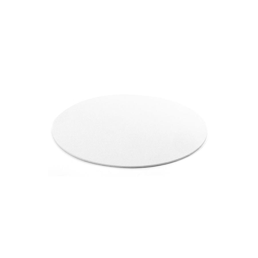 Kakkualusta, valkoinen pyöreä 16 cm, 3 mm paksu