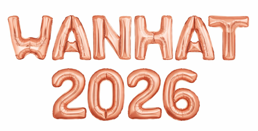 WANHAT 2026 foliopallot ruusukultainen ~102cm - SIS. Heliumtäytön ja painot