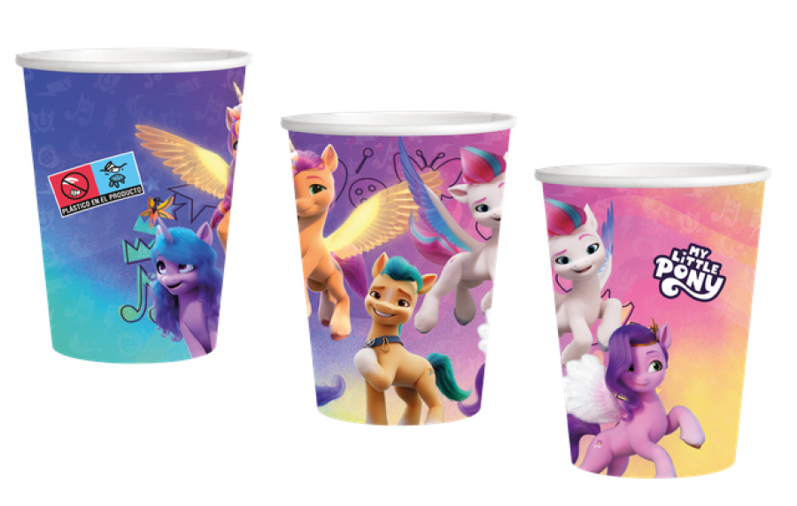 My Little Pony pahvimukit, 8 kpl