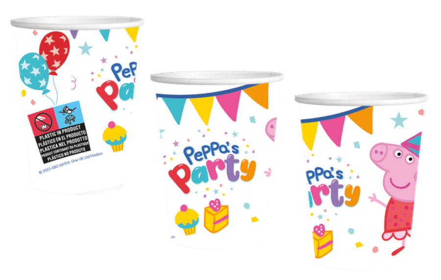 Pipsa Possu pahvimukit, 8 kpl