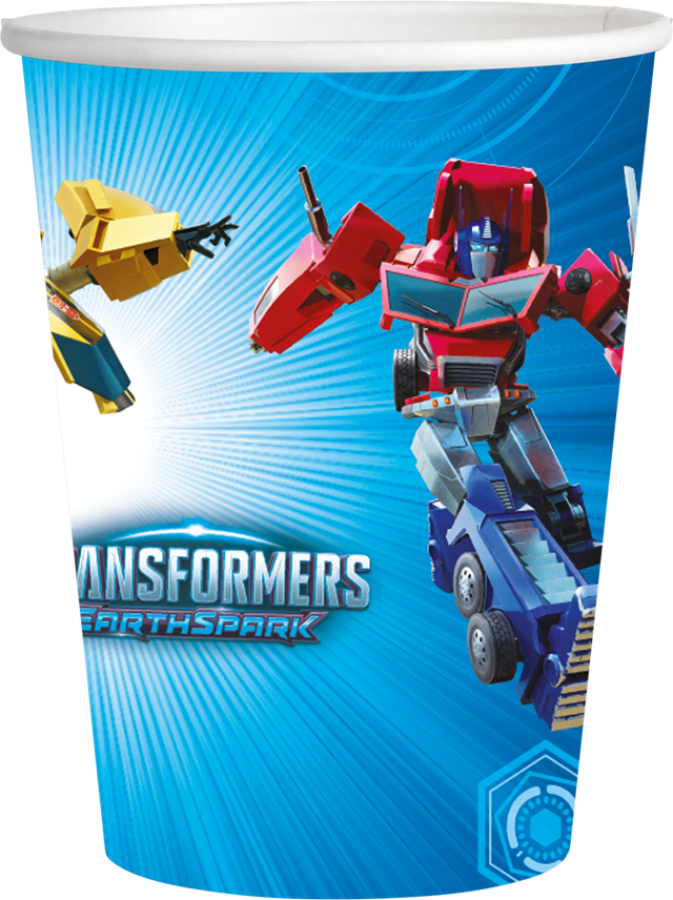 Transformers pahvimukit, 8 kpl