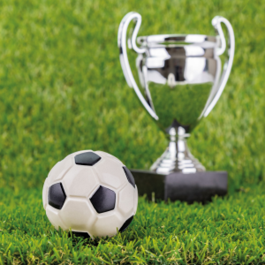 Suklaamuotti 3D jalkapallo ø 60 mm - Martellato