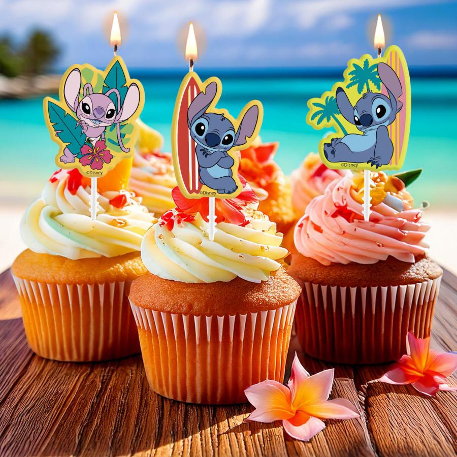 Lilo & Stitch kakkukynttilät 4 kpl