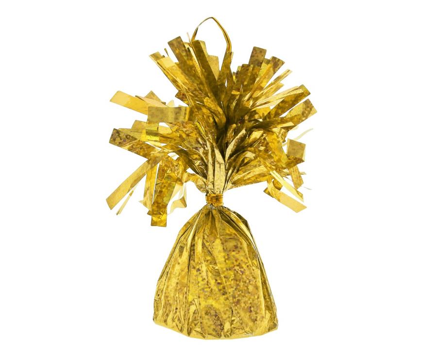 Ilmapallopaino suuri folio hologrammi kulta