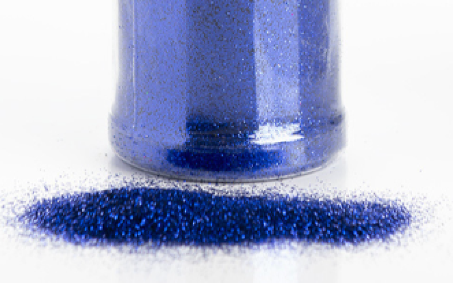 Irtoglitter / Ilmapalloglitter sininen, 100 g purkki