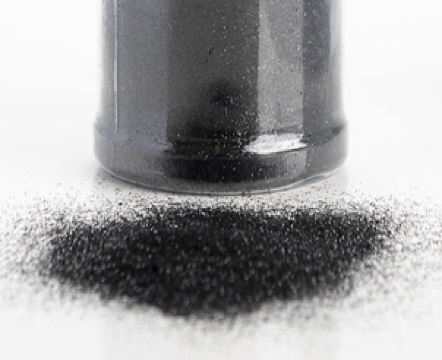 Irtoglitter / Ilmapalloglitter musta, 100 g purkki