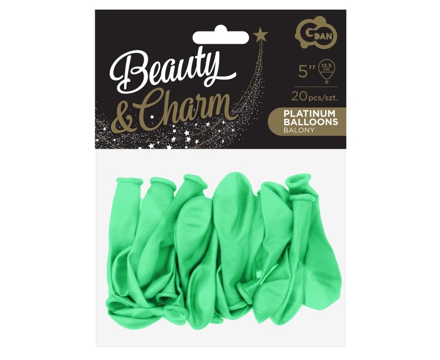 Mini-ilmapallot 20 kpl, Mintunvihreä pastelli 13 cm