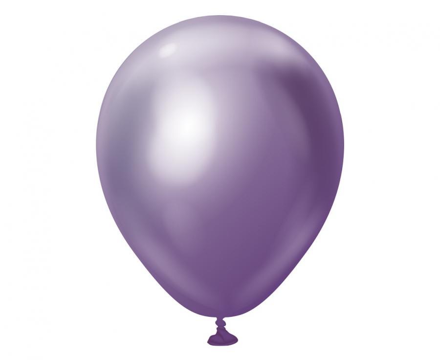 Mini-ilmapallot peilipinta 12,5 cm, 100 kpl, Violetti