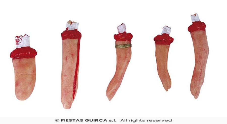 Amputoidut sormet, 5 kpl