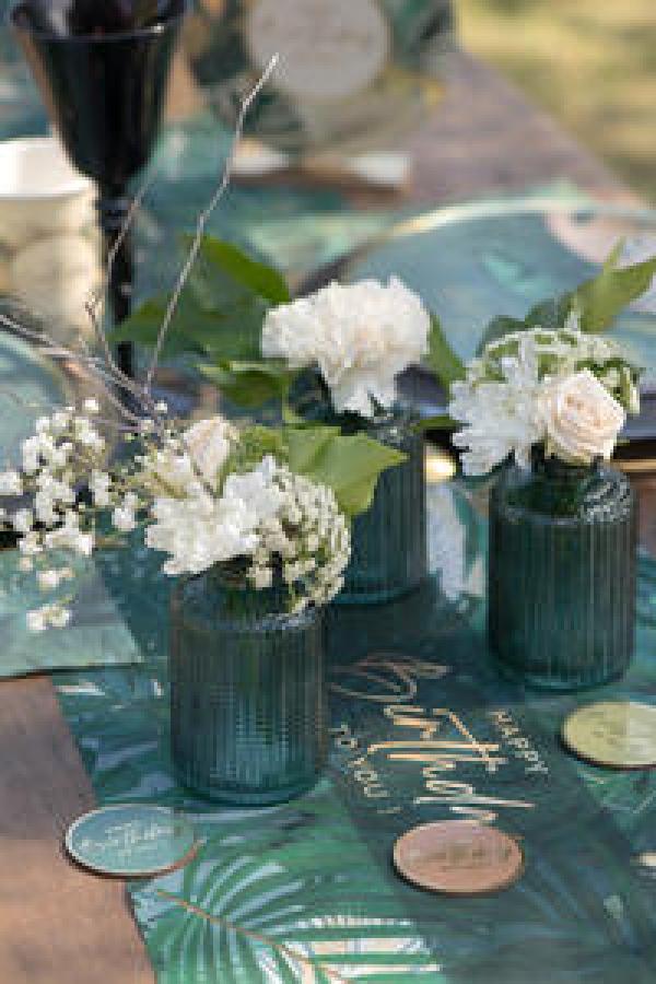 Lasimaljakko fuksianpunainen 6 x 10 cm