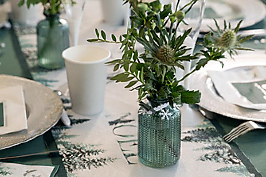 Lasimaljakko fuksianpunainen 6 x 10 cm