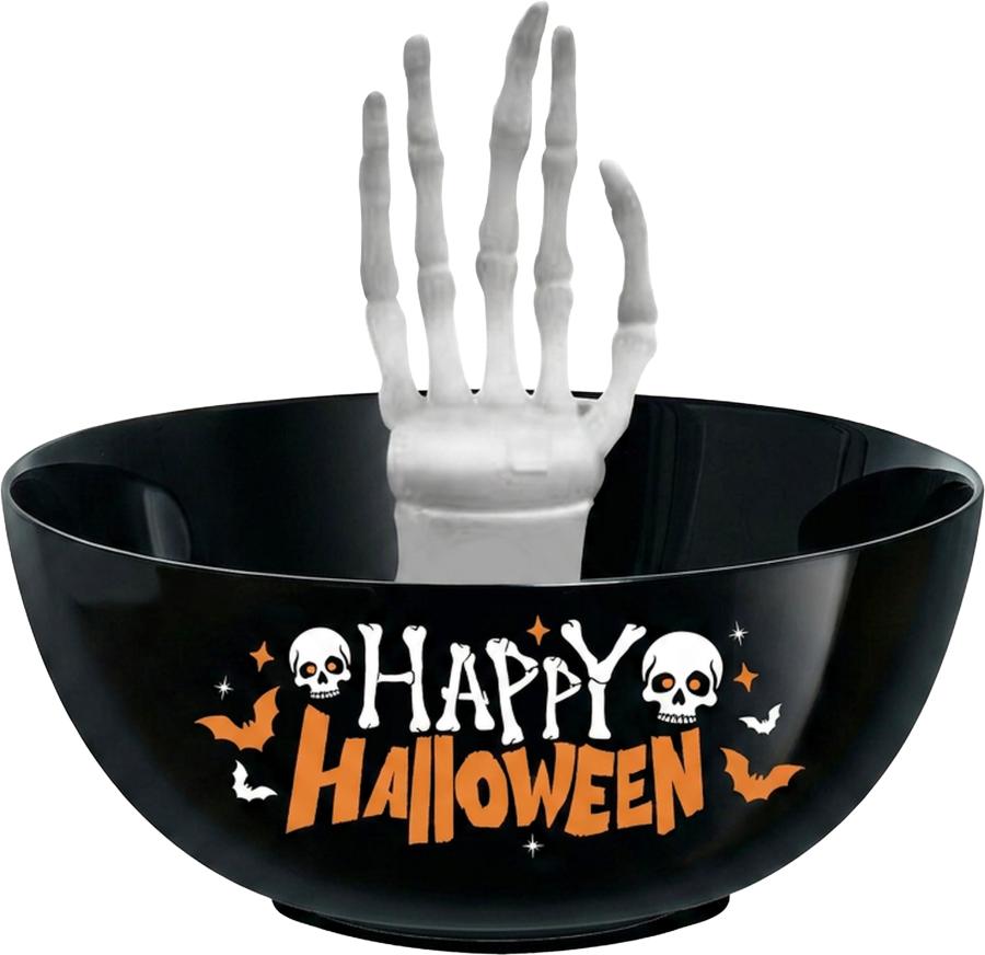 Happy Halloween -kulho luuorankokädellä 25 cm