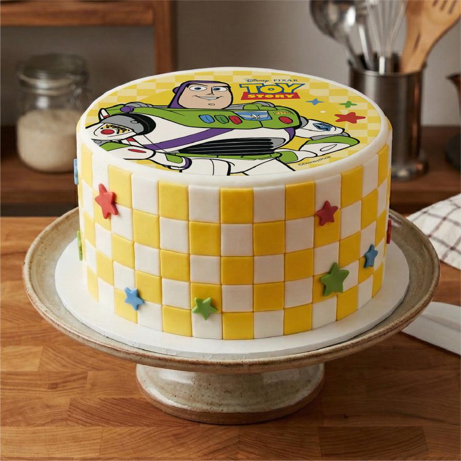 Syötävä kakkukuva Toy Story Buzz, 20 cm