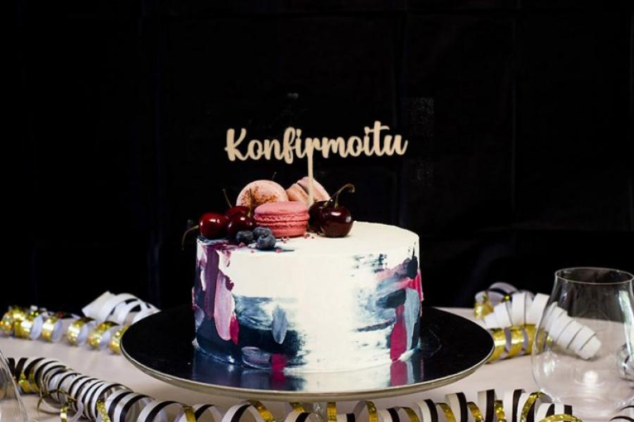 Kakkukoriste Konfirmoitu, koivu