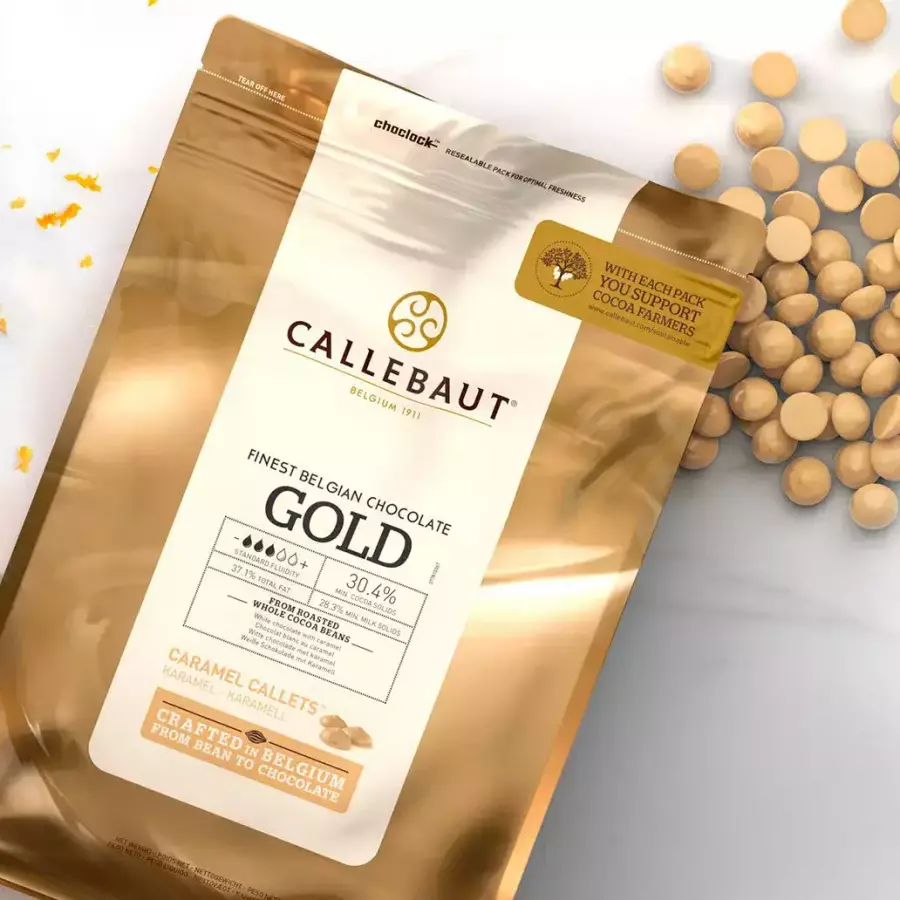 Callebaut kultasuklaa, 400 g