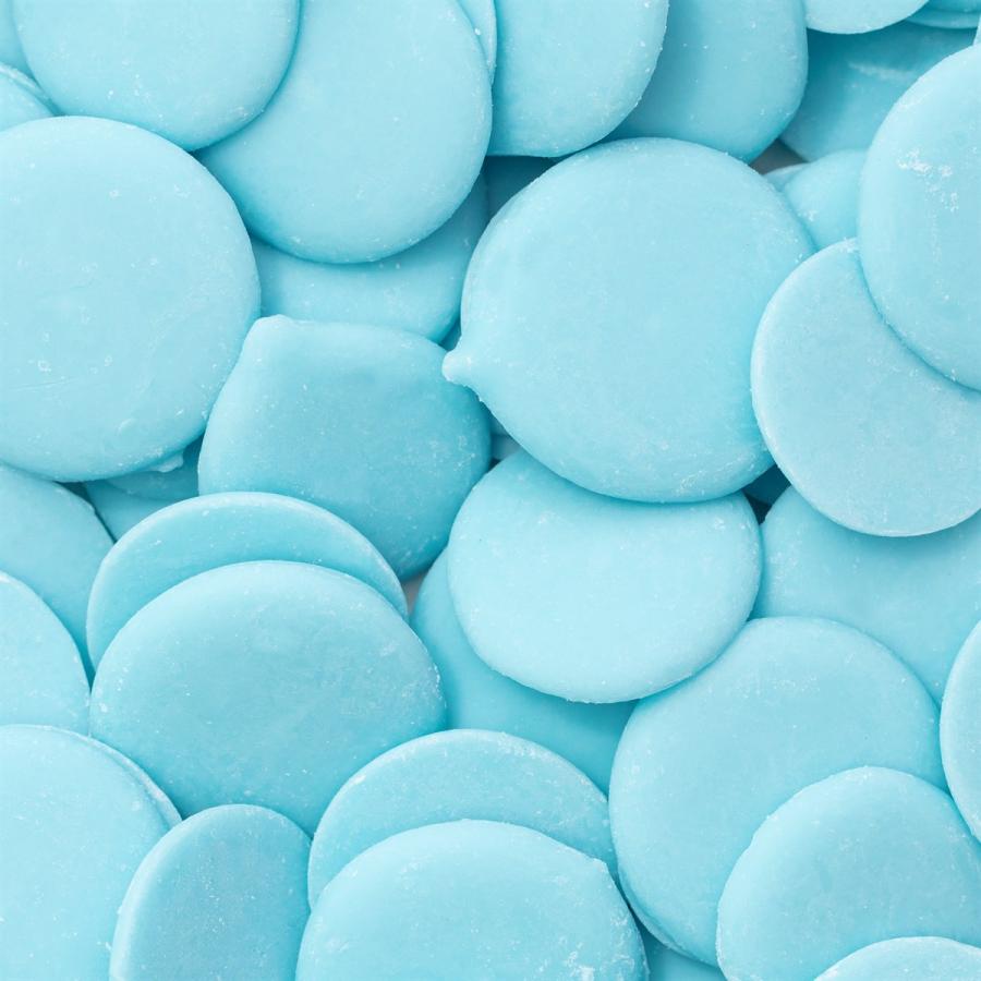 Candy Buttons vaaleansininen (Baby Blue) 340g suklaakuorrute