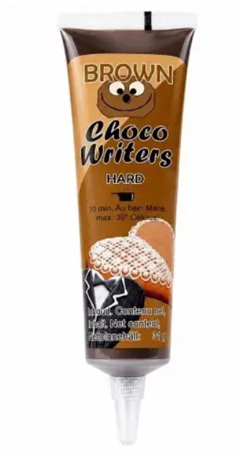 Koristelusuklaa Choco Writer 31 g, Ruskea - gluteeniton