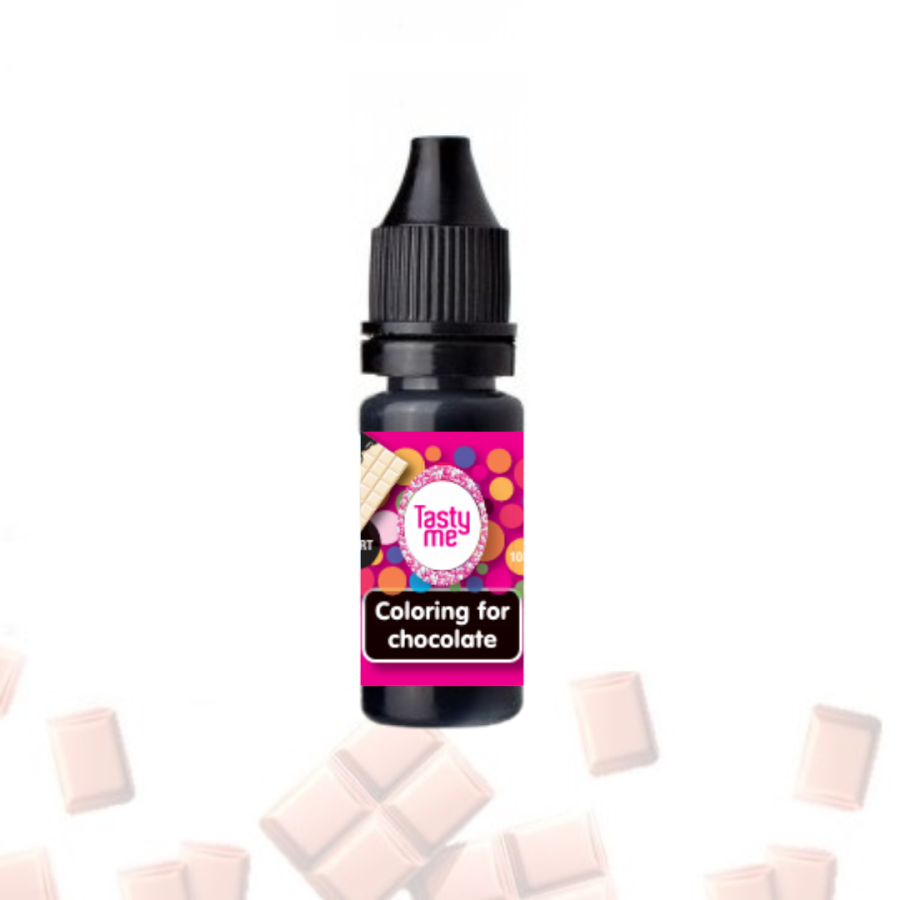 Suklaaväri rasvaliukoinen musta, 10 ml - gluteeniton