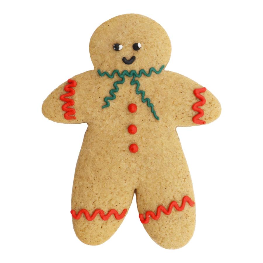 Pikkuleipämuottisetti kuusi, lahja ja piparkakku-ukko