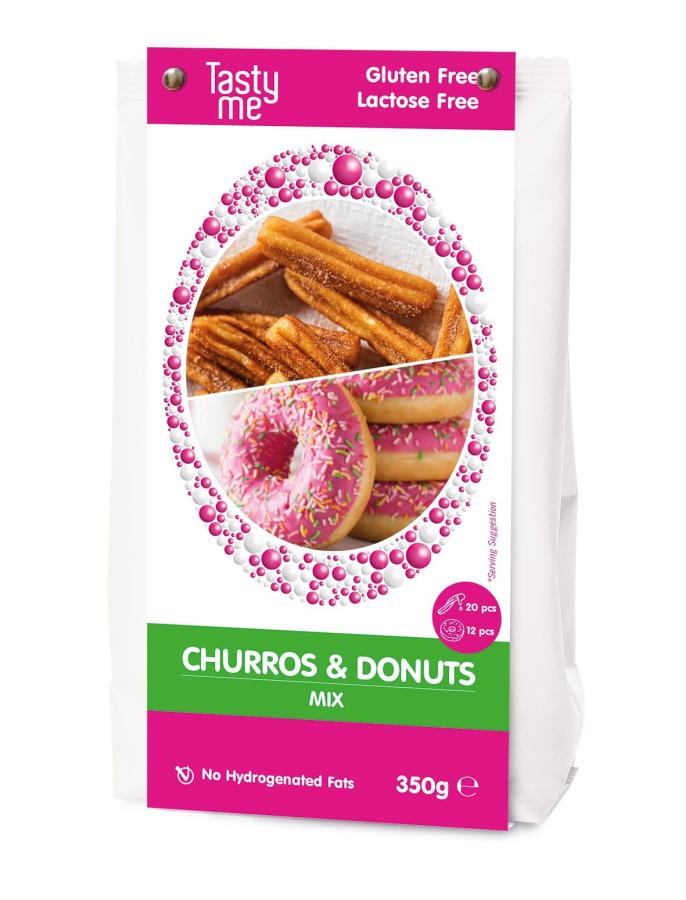 Churros & donitsi jauhoseos 350g - gluteeniton