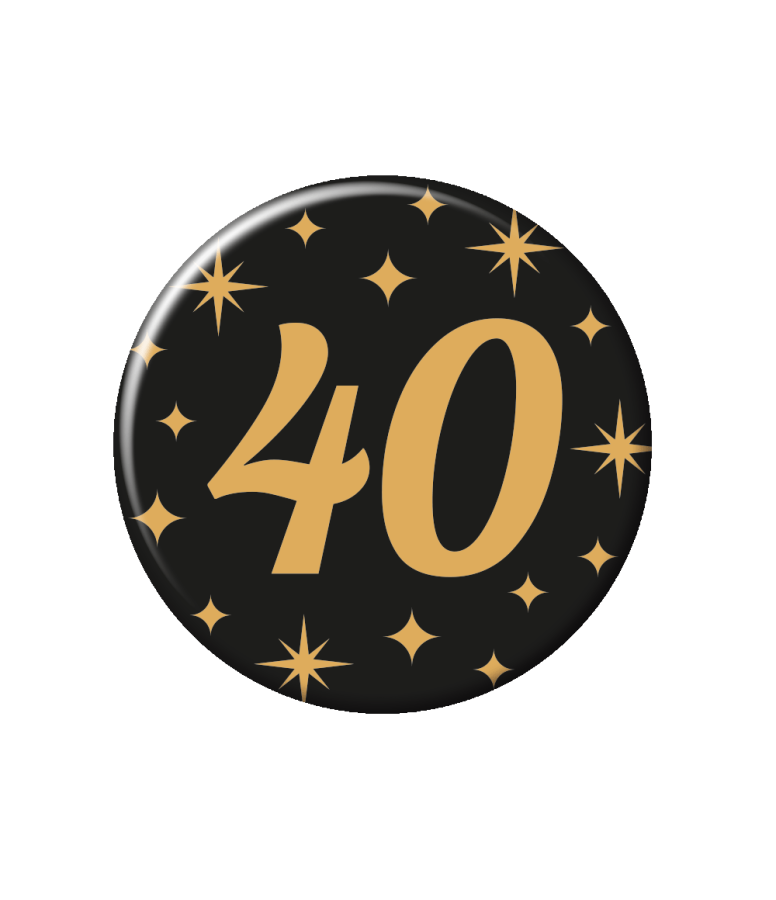 40 - rintamerkki metallia