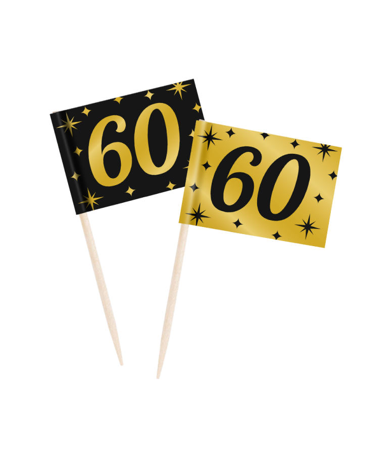 "60" Cocktailtikut / herkkutikut, 50 kpl