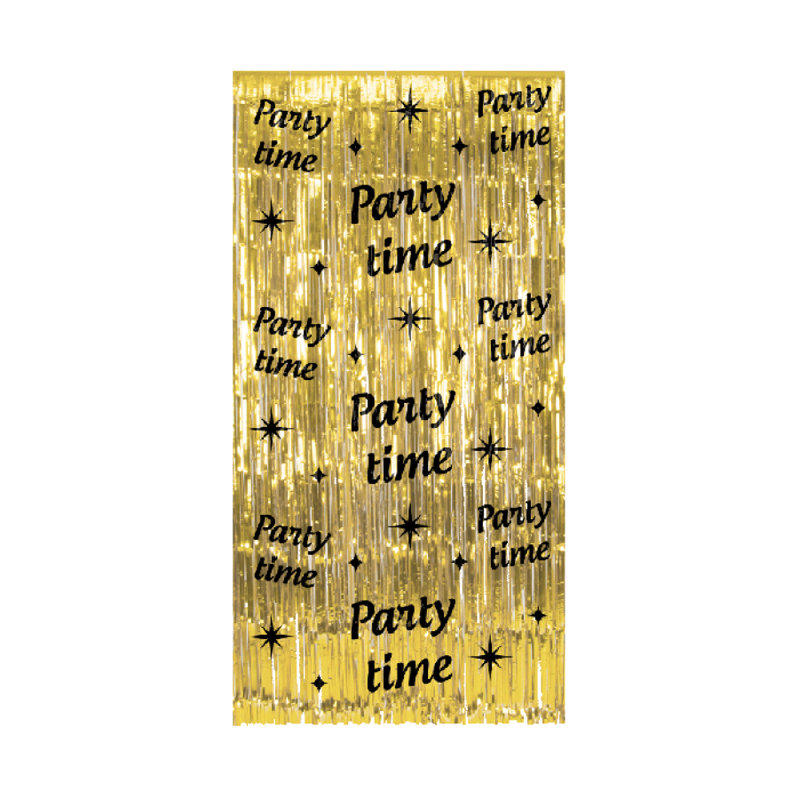 Oviverho / taustaverho "Party time" kullanvärinen 200 x 100 cm