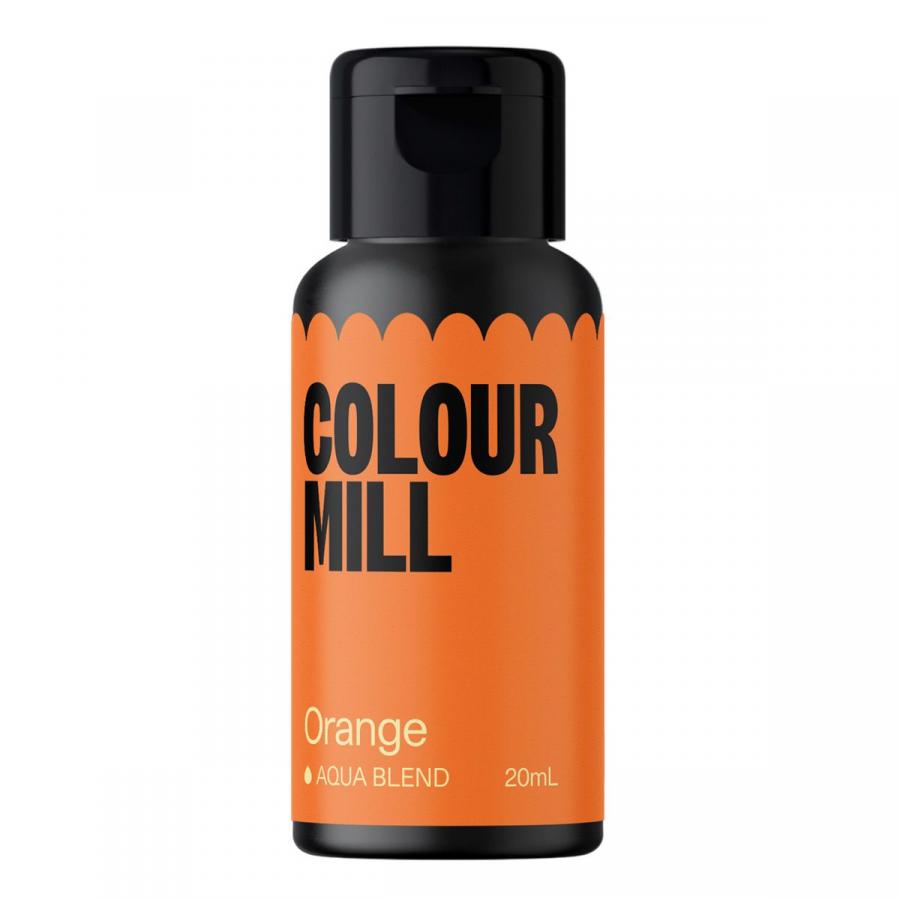 Elintarvikeväri vesipohjainen Oranssi 20 ml - Colour Mill
