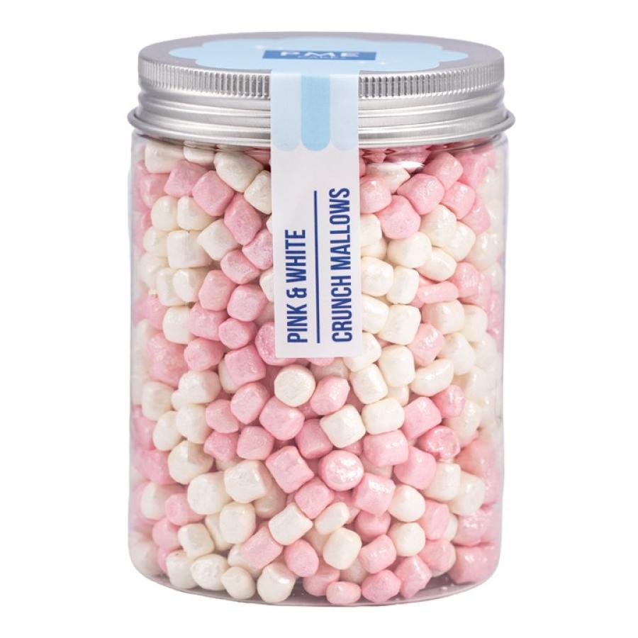 Rapeat minivaahtokarkit, vaaleanpunainen-valkoinen, 86 g - PME