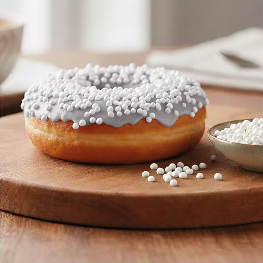 Syötävä koristerae valkoinen kookoksenmakuinen, 100 g - Dekora