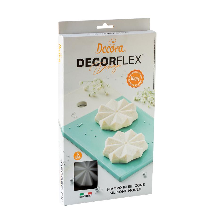 Silikoninen Happy Wheel -muotti, ø 7 x 2 cm – 6 kpl - Decora