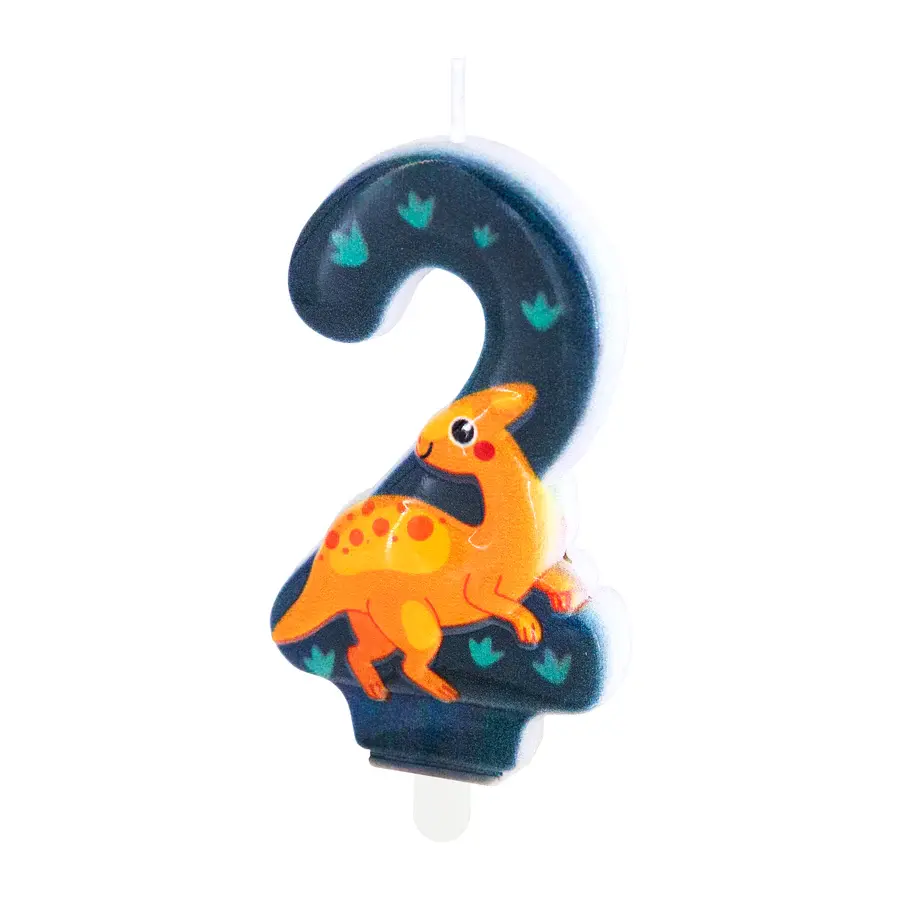 Dinosaurus numerokynttilä, nro 2