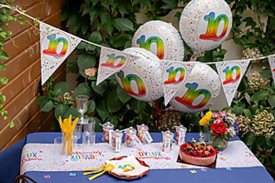 Lippuviiri / banneri "10" 3 m