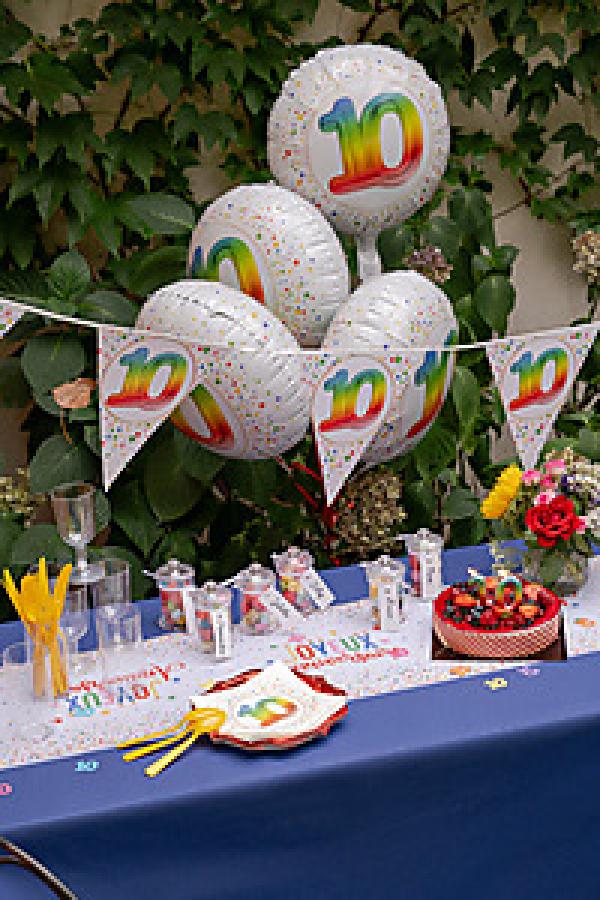 Lippuviiri / banneri "10" 3 m