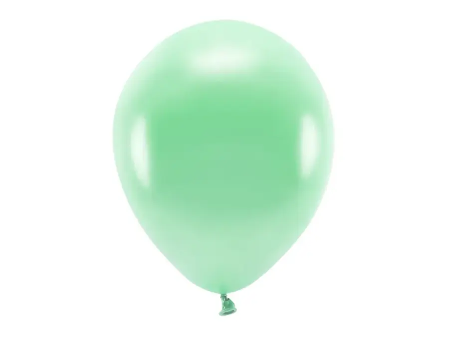 EKOilmapallo metalli 30 cm biohajoava, 10 kpl, Mintunvihreä